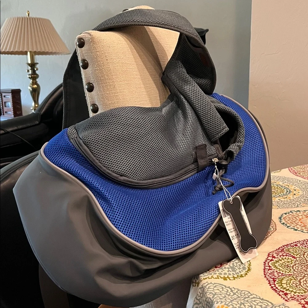 NWT YUDODO Blue Pet Sling Carrier 31001 Size L (10-15 lb) - Picture 4 of 8